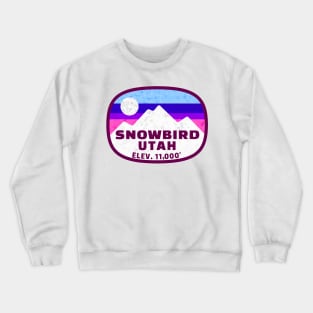 Ski Snowbird Utah Skiing Winter Sports Snowboarding Crewneck Sweatshirt